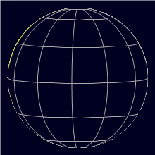 Appearance of the Moon, celestial north is upwards