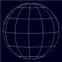 Appearance of the Moon, celestial north is upwards