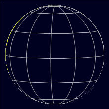 Appearance of the Moon, celestial north is upwards