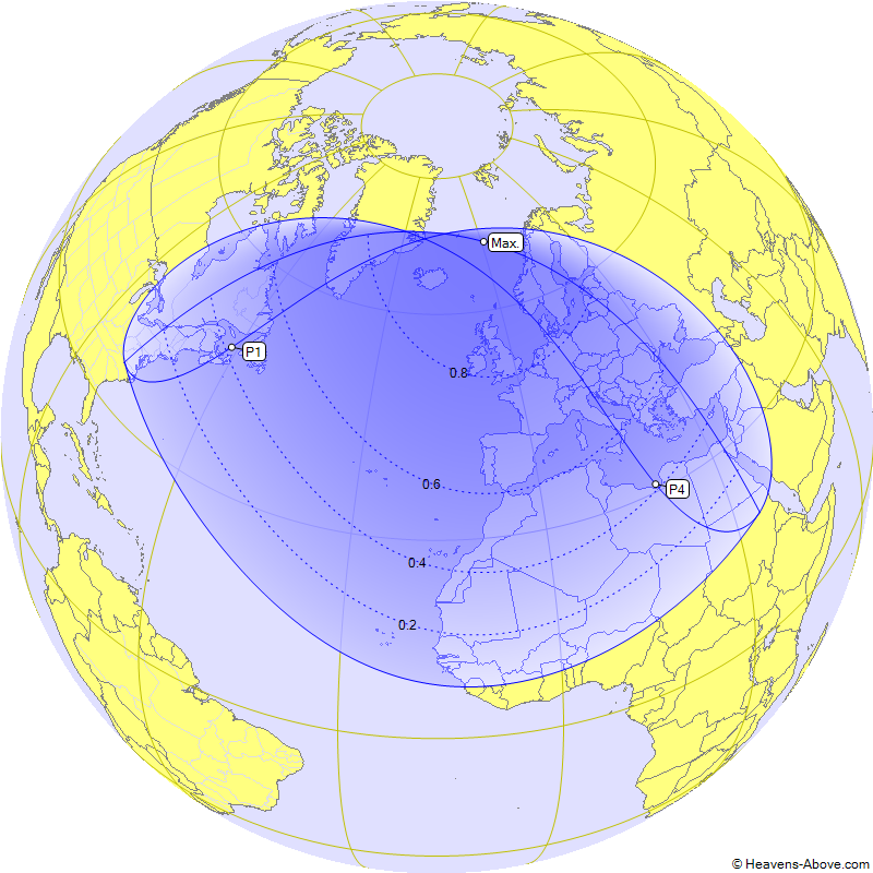 Partial Solar Eclipse 14 November 2050