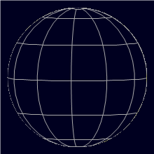 Appearance of the Moon, celestial north is upwards